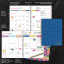 Load image into Gallery viewer, TF Publishing Planner - Cobalt Dots - Weekly - 2025
