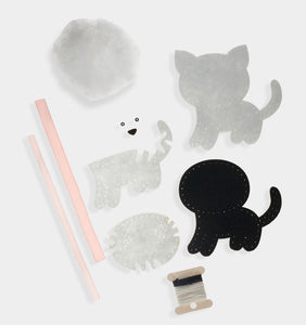 DIY Ornament Felt Kit, Cat