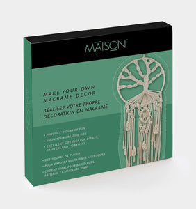 DIY Hanging Macrame Dream Catcher Kit
