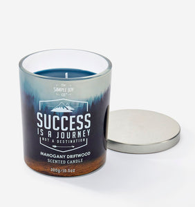 Scented Jar Candle w/Silver Lid