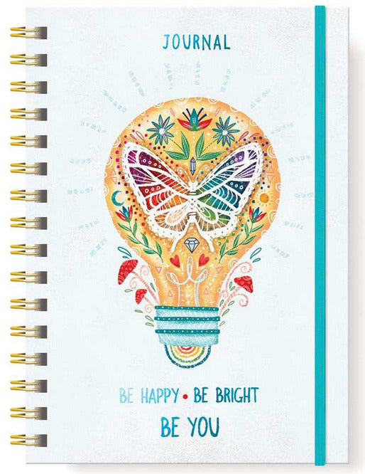 Designer Greetings Journal - Be Happy Be Bright Be You