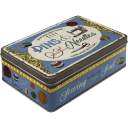 Load image into Gallery viewer, NOSTALGIC ART TIN BOX FLAT - Pins &amp; Needles Sewing Box
